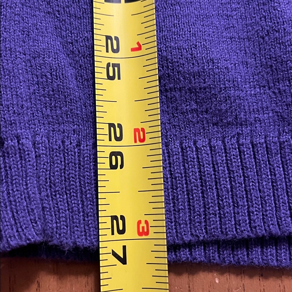 Y2K Aeropostale Purple Henley Sweater Size Medium Vintage - Picture 11 of 11